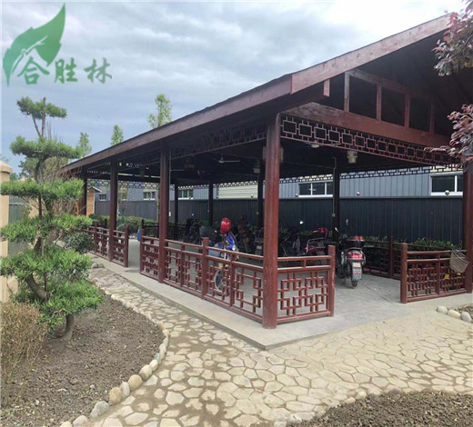 防腐木長(cháng)廊